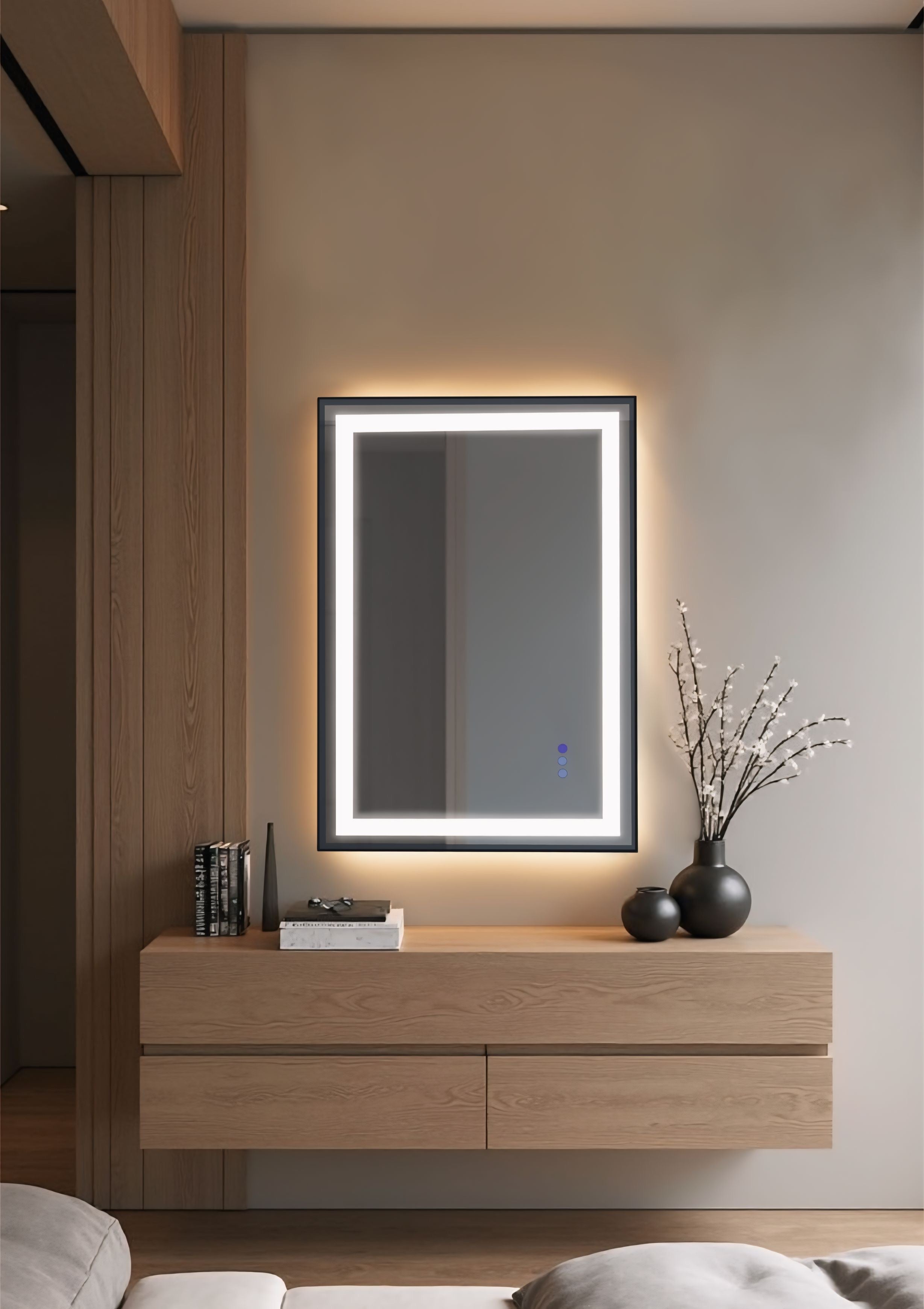 Metal Framed LED Mirror