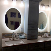 LED Mirror (Side-Lighted Oval) 30" x 36" (or 36" x 30")