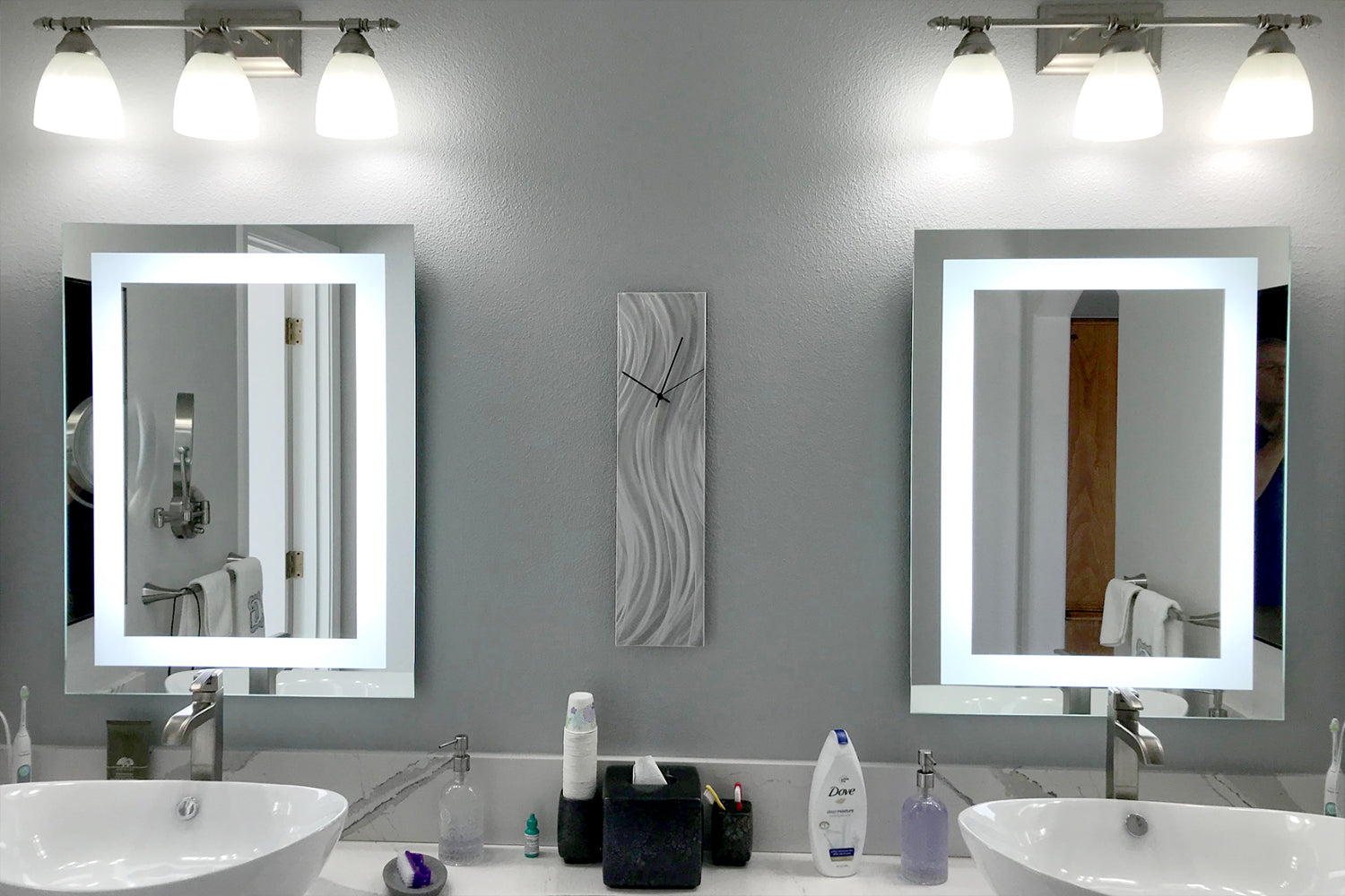 LED Mirror (Front-Lighted) 36" x 40" (or 40" x 36")