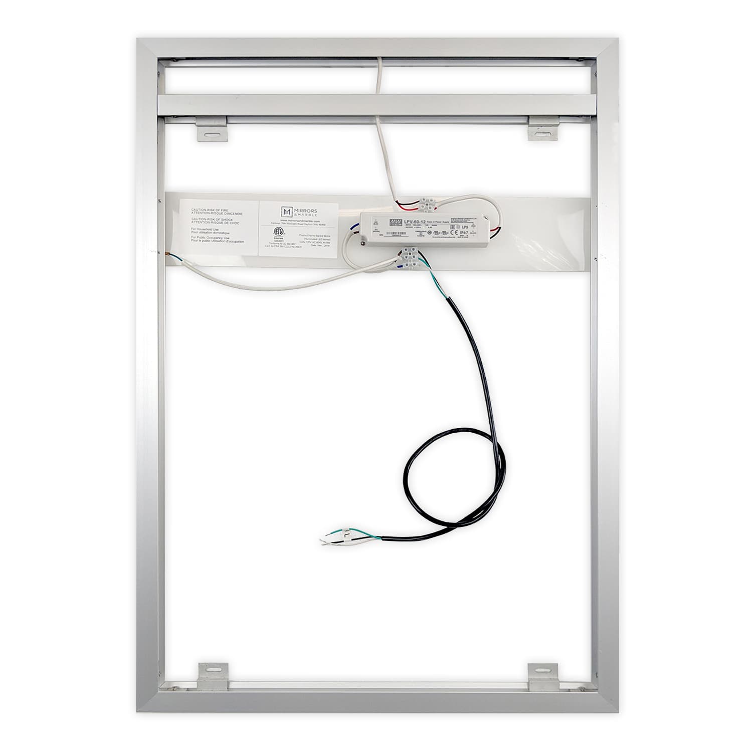 Front-Lighted LED Bathroom Vanity Mirror: 28 x 36 - Rectangular – Mirrors  & Marble