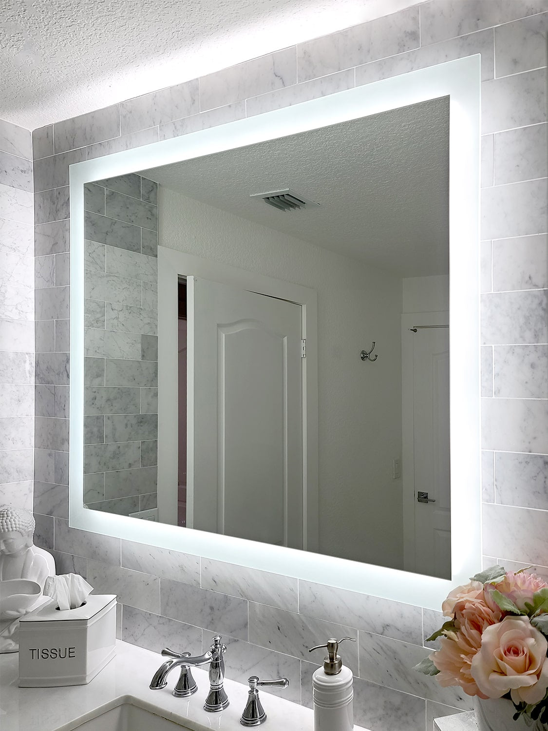 LED Mirror (Side-Lighted) 40" x 48" (or 48" x 40")